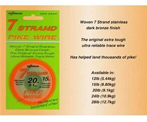 Drennan Tracer Wire Seven 7 Strand 28lb Stahlvorfach