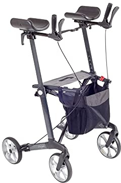Rehasense Navigator Arthritisrollator, Leichtgewicht Rollator, grau