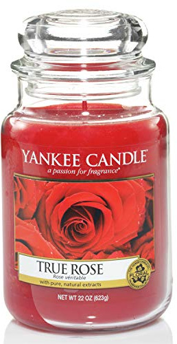 Yankee Candle bougie grande jarre, « Rose véritable »
