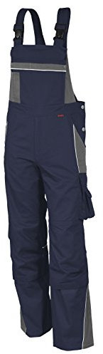 QUALITEX HIGH QUALITY WORKWEAR Latzhose PRO, Marine/grau, Gr. 50