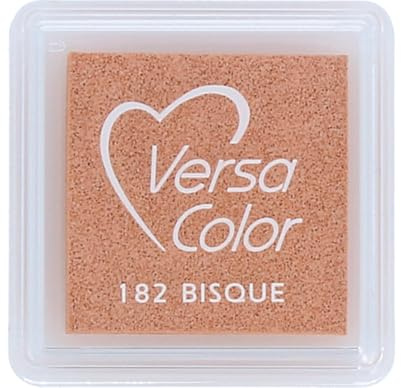 Tsukineko VersaColor Stempelkissen - Beige, Bisque - Klein - Deckend, Wassbasis - Wasserfest - Embossing