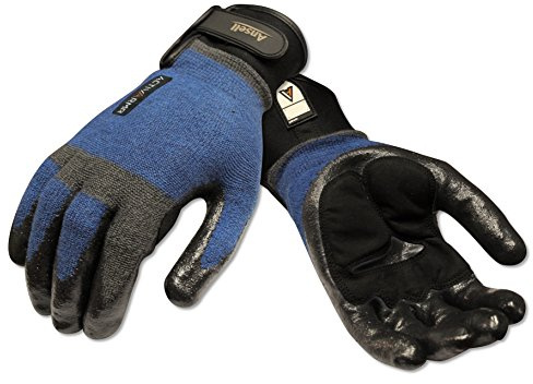Ansell ActivArmr 97-003 Multiusos Guante, Protección mecánica, Azul, Tamaño 10 (1 Par)