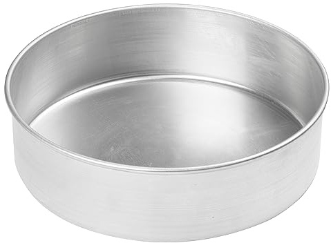 Winco Heavy-Duty Round Aluminum Layer Cake Pan, 10 x 3