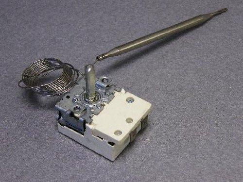 Termostato: 55.18032.020 LINCAT, Moffat, VISCOUNT freidora freidora termostato: Polo único 130c - 190c Sensor 6mm x 117mm Capilar Largo 870mm: 55.18032.020 LINCAT Moffat Valentine Viscount
