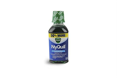 Vicks NyQuil Cold & Flu Nighttime Relief 12 oz (Pack of 6)