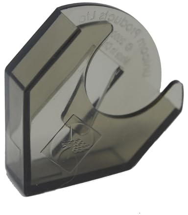 Unicorn Flightmate Dart Flights Case | Securely Holds up to 12 Flights | Plastic Spring-Loaded Store | Smoke Grey