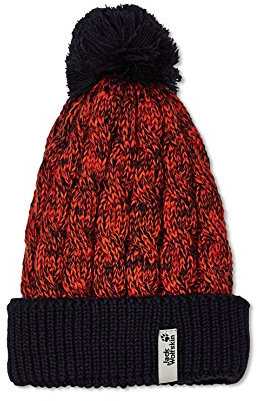 Jack Wolfskin Kinder Mütze Kids Bobble Cap Night Blue M