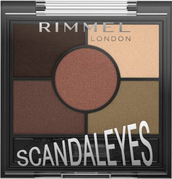 Rimmel London Scandaleyes 5 Pan Palette Eyeshadow - 002 Brixton Brown