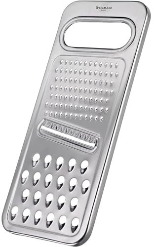 Westmark Rallador universal, 3 en 1, acero inoxidable, Steel, plateado, 10022270