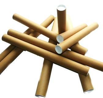 100 x A3 Quality Postal Tubes Poster 330mm x 50mm Rolls + END CAPS
