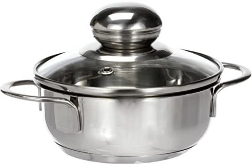 Krüger 2212GL Bratentopf Saturn, 12 cm, Edelstahl