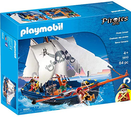 PLAYMOBIL Pirates 5810 Barca dei Corsari per Bambini dai 4 Anni