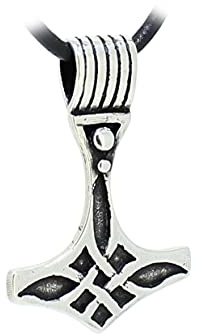 budawi® - Anhänger Thors Hammer Kettenanhänger Silberanhänger Hammer des Thor