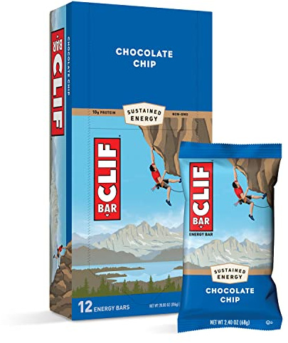 Clif Bar Energieriegel Chocolate Chip, 12er Pack (12 x 68 g)