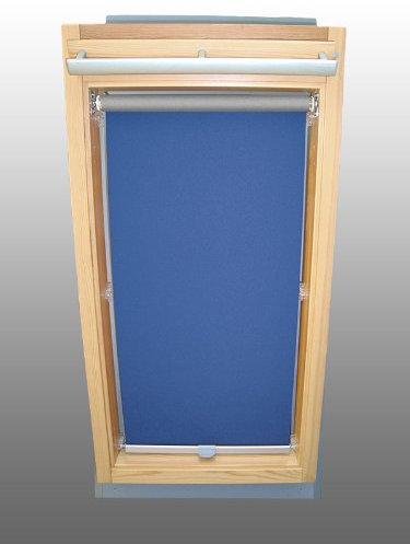 Abdunkelungsrollo Rollo Thermo blau für Velux DKL/DKU/RHL/RHU-EP GGU,GPU,GHU,GTU P08 ALU