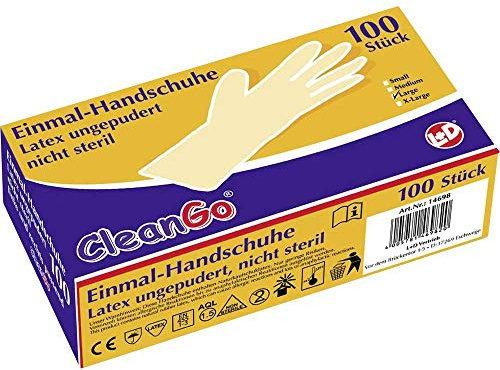 CleanGo Leipold & Doehle 14698-10 Gants jetables Taille 10 (XL)