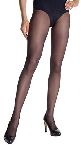 DIM Collant Femme Diam's Ventre Plat Confort Absolu x1, Noir, L