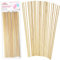 ScrapCooking - 25 Bâtonnets pour Barbes à Papa - Bâtons Alimentaires en Bois 28 cm - Aptes au Contact Alimentaire - Pour Machine Barbe à Papa - Sucettes & Pâtisseries - Fabriqués en France - 5187