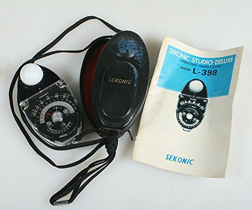 SEKONIC STUDIO DELUXE MODEL L-398 mit Bedienungsanleitung + Original-Etui