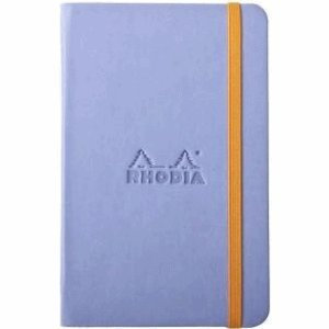 Rhodia 5 x Notizbuch Rhodiarama A6 96 Blatt blanko iris