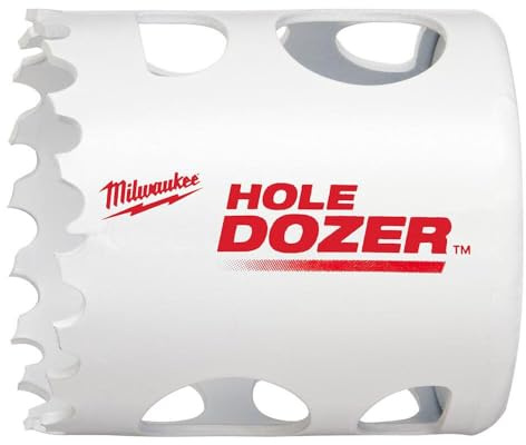 Milwaukee 45242193134 Scie Cloche Hole Dozer, Blanc