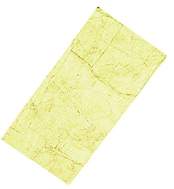 Rayher 3103846 Verzierwachs, altgold, Verzierwachsplatte 20 x 10 cm, Wachsfolie zum Kerzen verzieren, Kerzenwachs, Wachsfolie