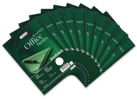 Landré A5-brevpapper, 50 ark, 70 g/m² papper, 10 stycken