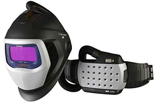 SPEEDGLAS 9100 AIR Schweißmaske Schweißhelm mit ADFLO Atemschutzsystem, Größe:54 x 107 mm