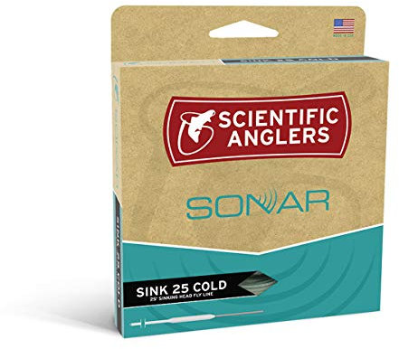 Scientific Angler Sonar Spüle 25 kaltem Wasser sinkend Head Getreide Fly Fishing Line