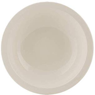 summa- Plato Hondo 20cm, 6 unidades, vajilla de porcelana blanca, alta resistencia, acabado esmaltado, Colección Modern
