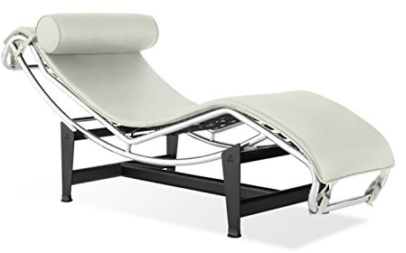 LC4 Chaiselongue weiß