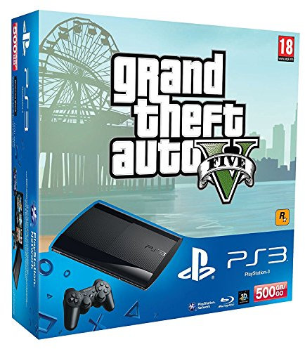Console PS3 Super Slim 500GB + GTA V