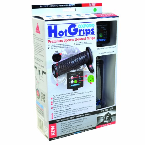 Oxford Heated Grips OF692 Motorcycle Hot Grips Motorbike Handlebar GripsBlack : One