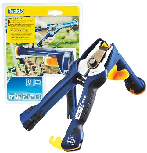 Rapid FP216 - Pince à Grillage pour Agrafes à Grillage VR16, Chargeur Haute Capacité, Poignée Ergonomique, Rangement Facile (23467900)
