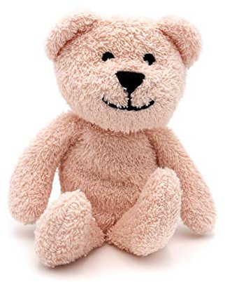 Thermal-Aid Zoo Mini — (Bella the Pink Bear) — Mold-Resistant, Washable Hot & Cold Pack for Kids — Heating and Cooling Pad with Natural Corn Filling — Reusable Plush Toy