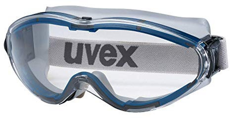 Uvex 9306 600 Ultrasonic Vollsichtschutzbrille - Supravision Extreme - Transparent/Blau-Grau