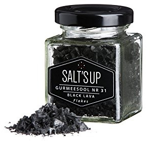 Salt'sUp - Sale nero con fiocchi di lava
