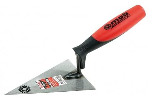 MOB Outillage 6013140401 Truelle triangulaire emmanchement bi-matière 14 cm