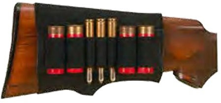 Allen - Patronentasche für Schrot- und Kugelpatronen, Nylon mit Aluminiumanteilen, Schwarz mit dunklen Grau Akzenten