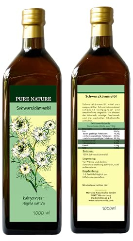 Schwarzkümmelöl PURE NATURE 1000 ml ungefiltert