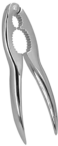 Metaltex 250600 Nussknacker Krokki aus Aluminium, verchromt