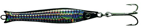 Dieter Eisele Magic-Pro Pilker Black Panter - Dorschpilker, Meeresköder zum Kutterangeln, Pilkblei, Pilkköder, Kunstköder, Gewicht / Länge / Hakengröße:120g - 14.5cm - Gr. 4/0