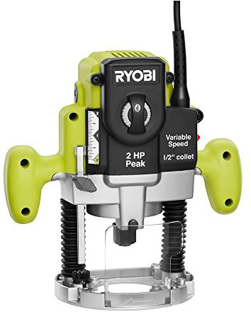 Ryobi RE180PL1G 2HP Peak 10-Amp Plunge Router by Ryobi