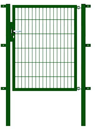 Alberts 646806 Einzeltor Flexo mit Zubehör | verschiedene Breiten und Höhen | grün | Breite 100 cm | Höhe 120 cm