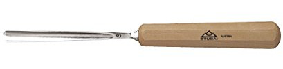 Stubai Stechbeitel lang poliert, Form 8, 4 mm, 550804