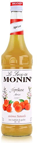 MONIN Sirup Aprikose 0,7 l | Aprikosensirup mit hohem Fruchtgehalt - für Cocktails, Smoothies, Limonaden und Desserts - vegan