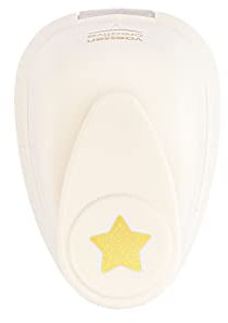 Vaessen Creative Craft Paper Punch - Star - 9 x 6 mm - Circle Cutter for Crafting and Card Making