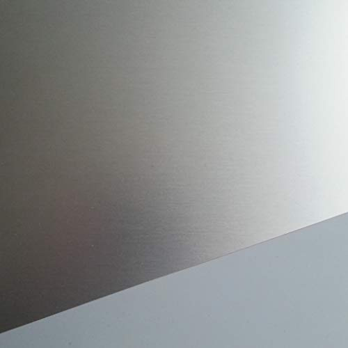 designbleche | Aluminium Winkelprofil eloxiert | 50x50x1000 mm Schenkellänge | 1,0mm Stärke | L-Profil | Robuster Kantenschutz & Eckschutz | Metallblech, Kantenprofil, Aluwinkel