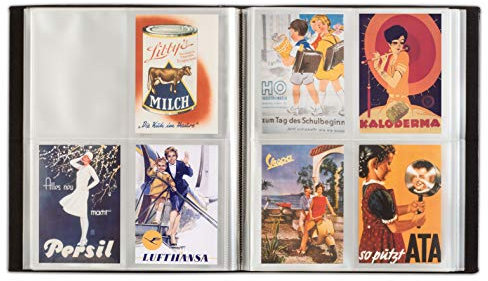 Leuchtturm 345088 Sammel-Album - Postkarten-Album für 400 Postkarten - schwarz