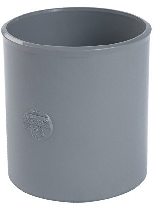 NICOLL COV50178 Manchon FF PVC Gris-Ø 100 mm-M2T